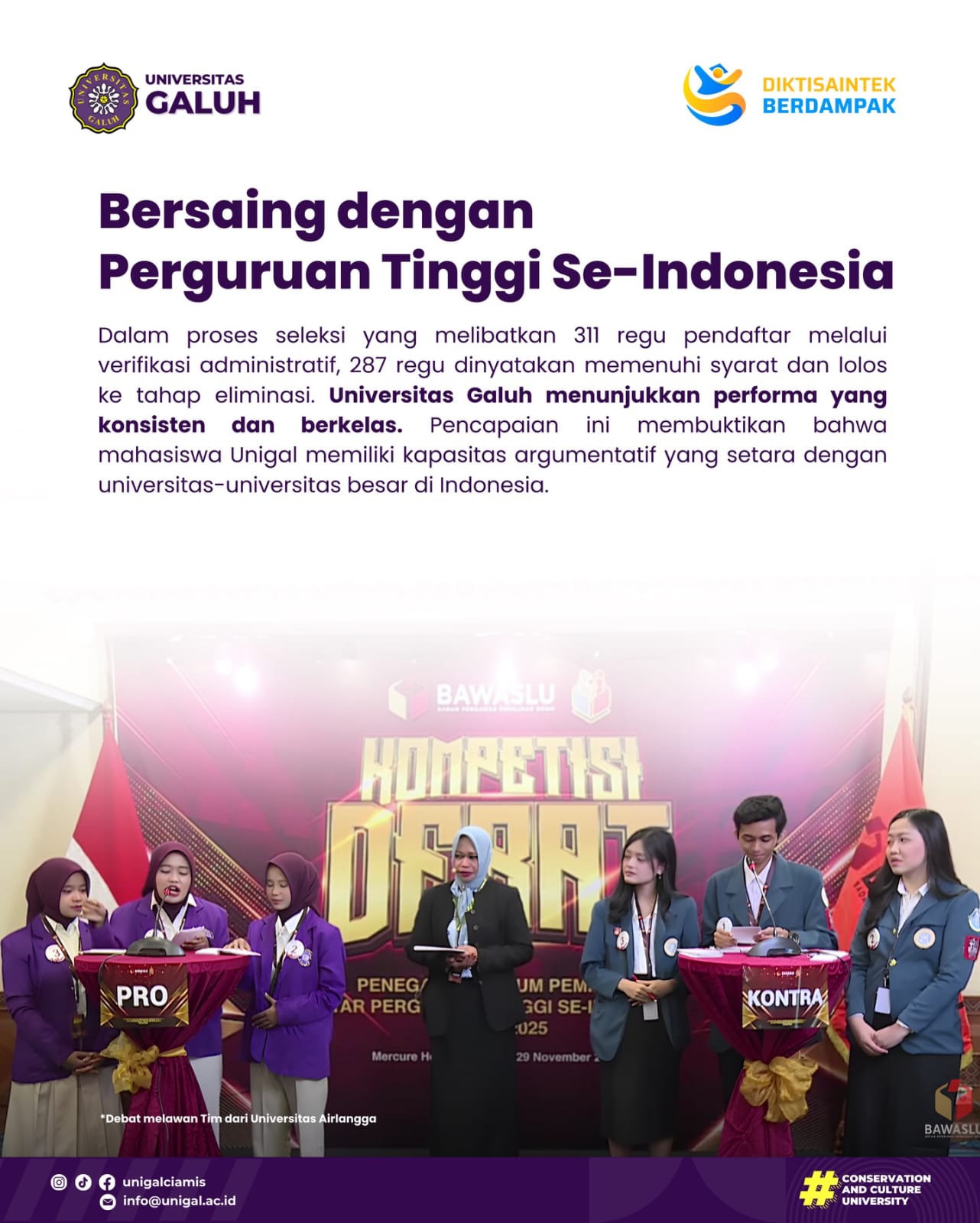 Galeri Kemahasiswaan UNIGAL