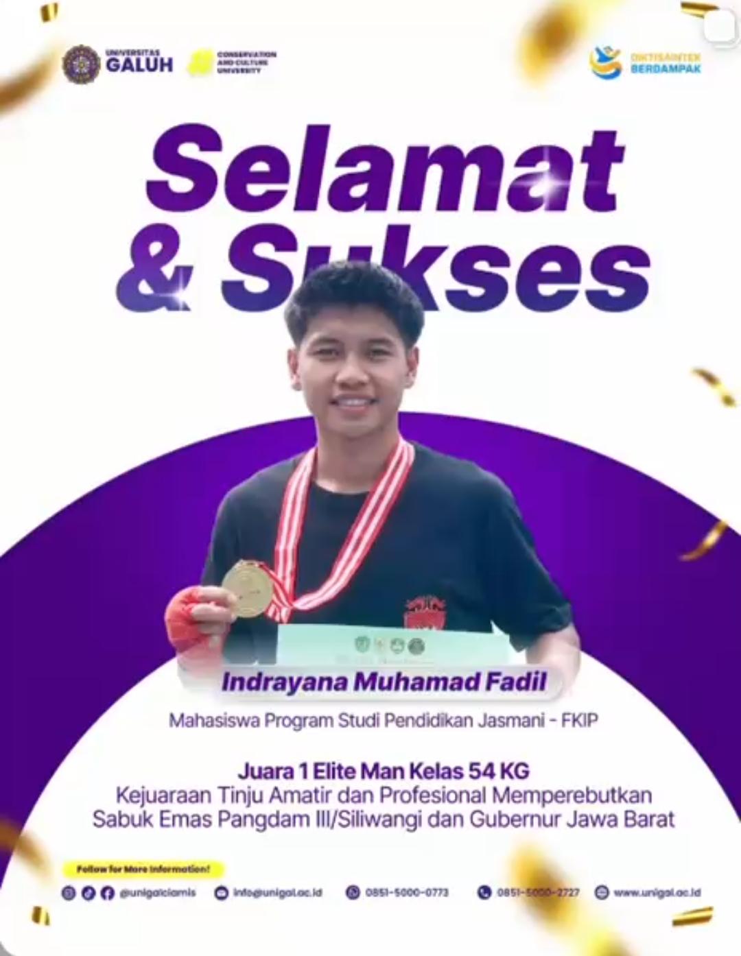 Juara 1 Elite Man Kelas 54 Kg