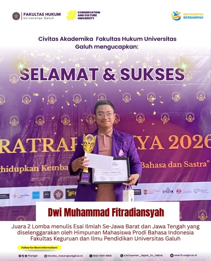 Juara 2 Menulis Esai Ilmiah Se-Jawa Barat
