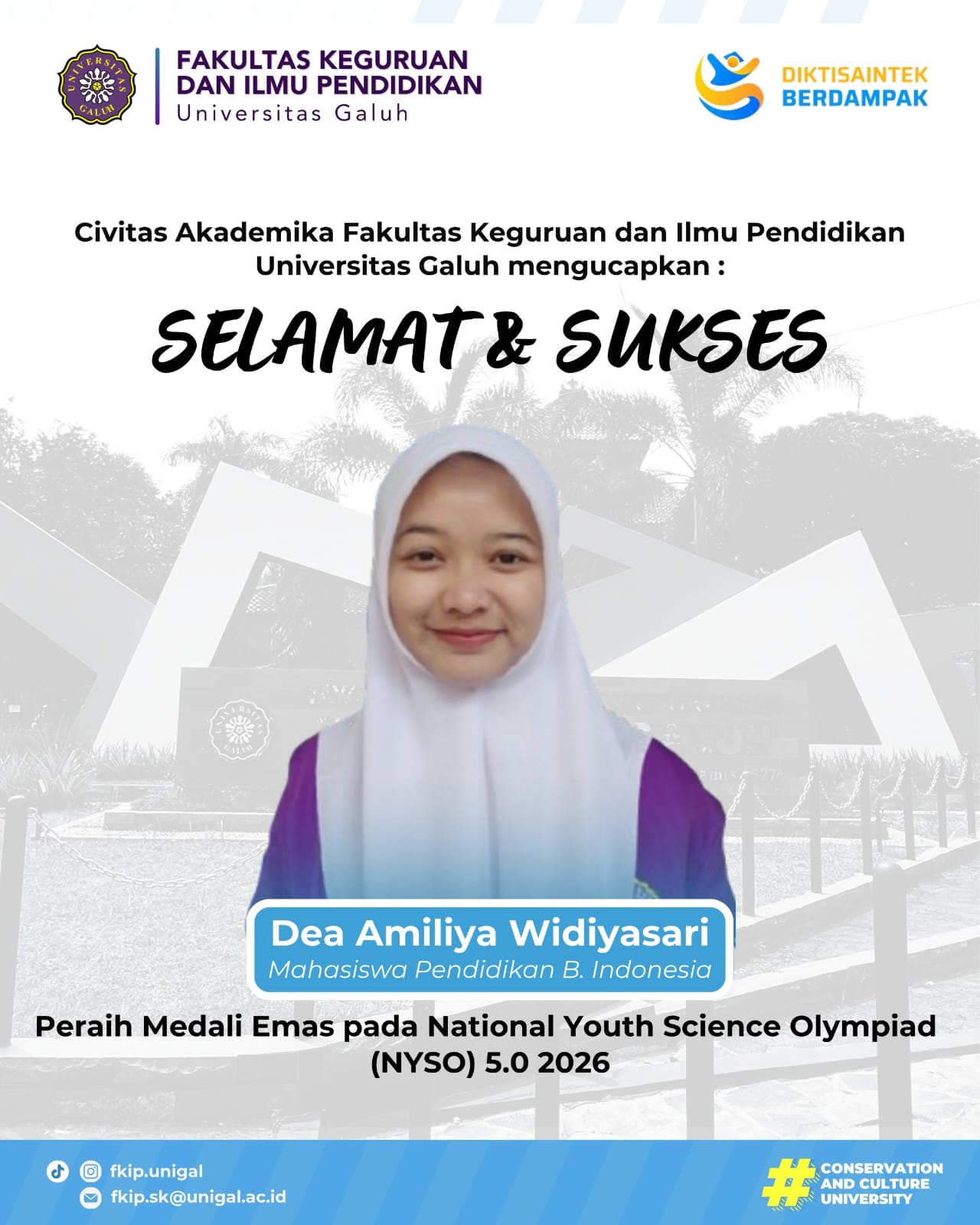 Medali Emas National Youth Science Olympiad (NYSO) 5.0. 2026